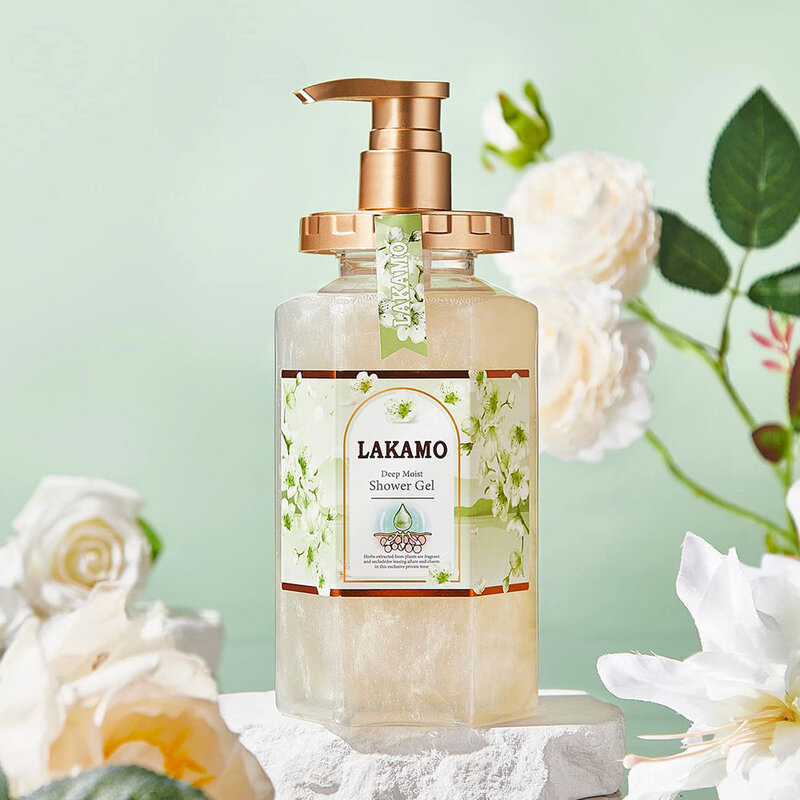 Lakamo Deep Molst Shower Gel White 650ml