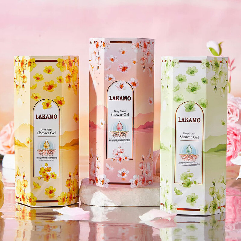 Lakamo Deep Molst Shower Gel White 650ml