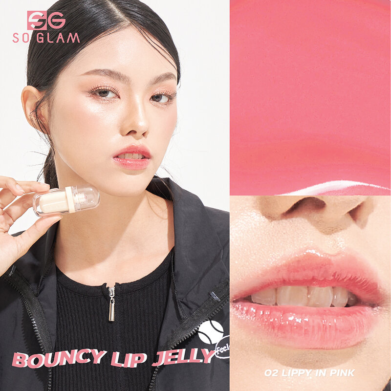 So Glam Bouncy Lip Jelly 5g #02 Lippy In Pink