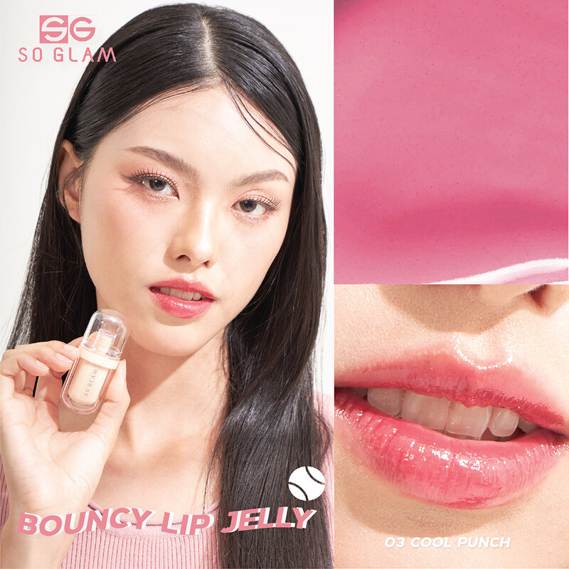 So Glam Bouncy Lip Jelly 5g #03 Cool Punch