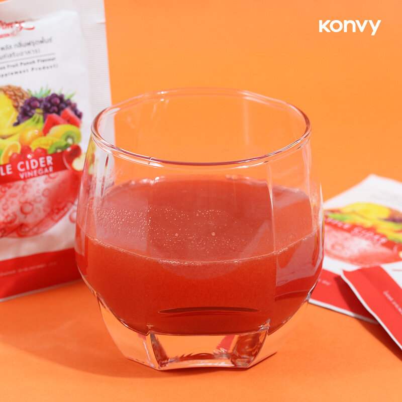 PIMRYPIE Fiber Plus Fruit Punch Flavour [18g x 4 Sachets] ( สินค้าหมดอายุ : 2026.01.23 ) 