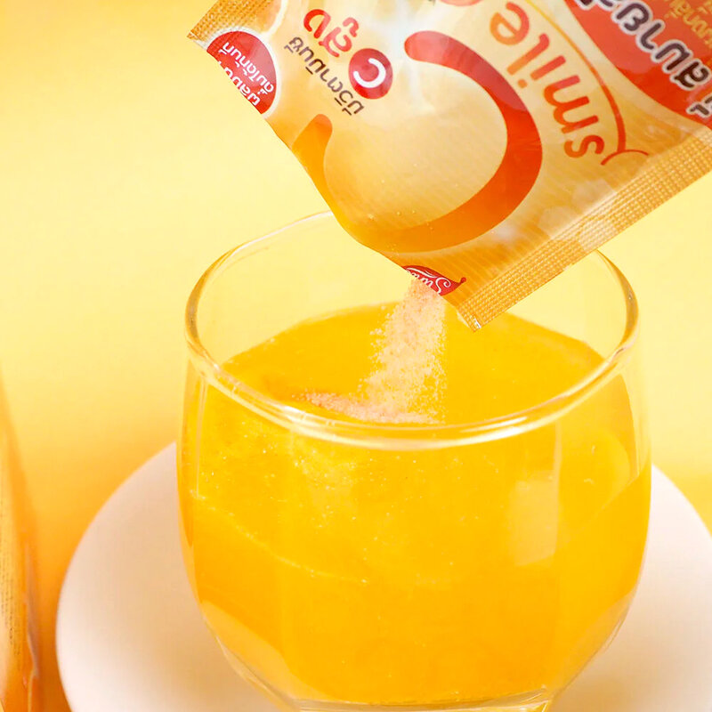 Sunte C Smile Orange Flavour Powder Beverage with Vitamin C Powder [11g x 10 Sachets]