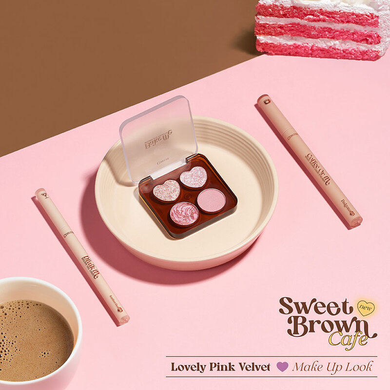 Cosluxe Bake Me Brown Eye Palette 3.6g #02 Pink Velvet