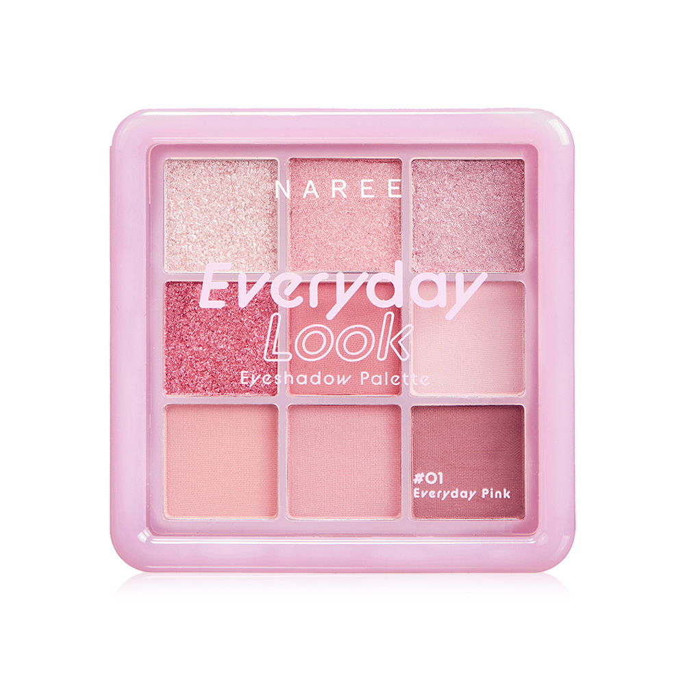 Naree Everyday Look Eyeshadow Palette 13.5g #01 Everyday Pink