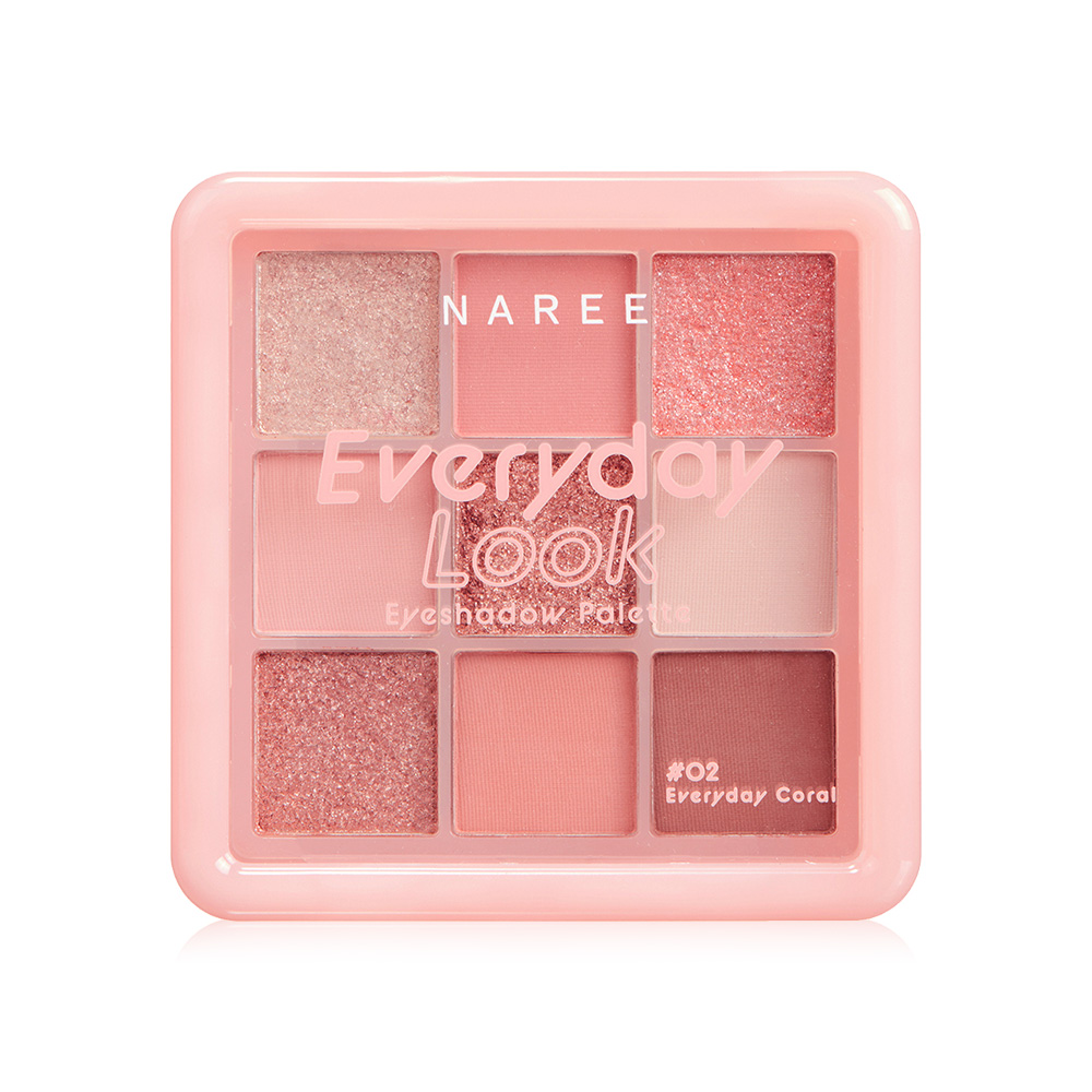 Naree Everyday Look Eyeshadow Palette 13.5g #02 Everyday Coral