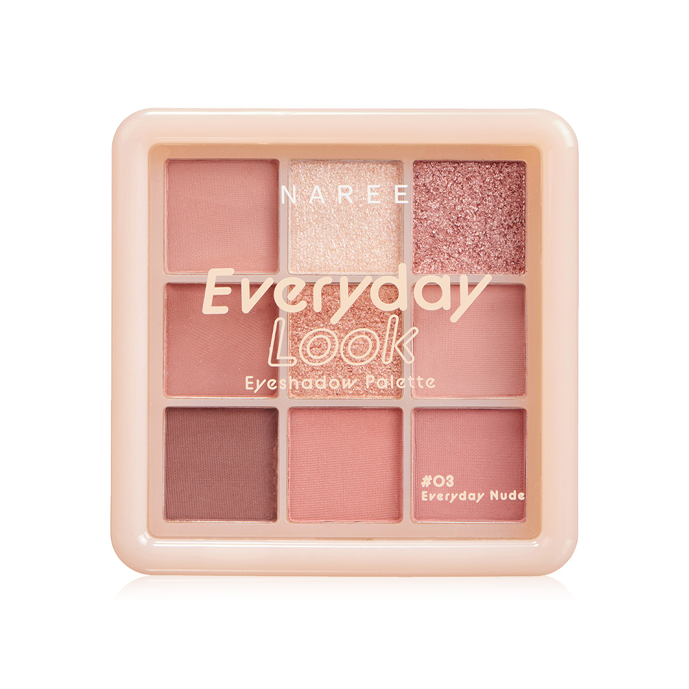Naree Everyday Look Eyeshadow Palette 13.5g #03 Everyday Nude