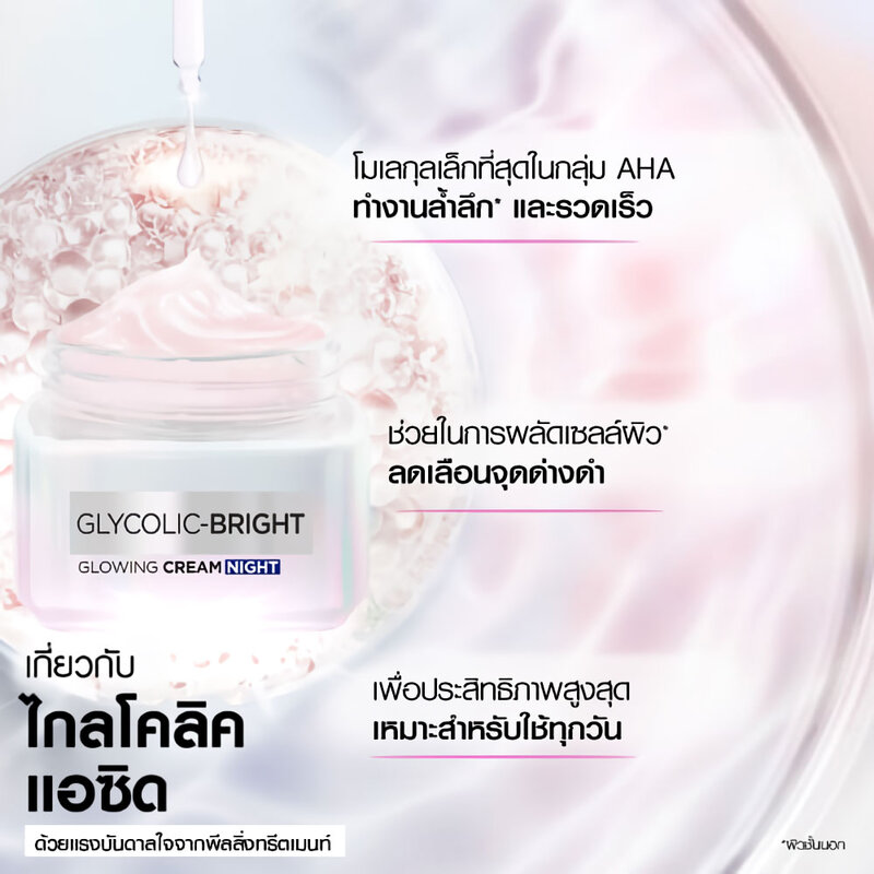 L'Oréal Paris Glycolic Bright Glowing Cream Night 15ml