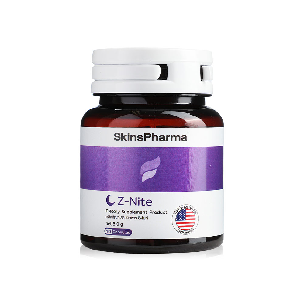 SkinsPharma Z-Nite 10 Capsules ( สินค้าหมดอายุ : 2026.04.08 ) 