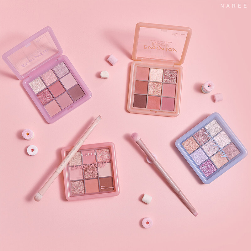 Naree Everyday Look Eyeshadow Palette 13.5g #01 Everyday Pink