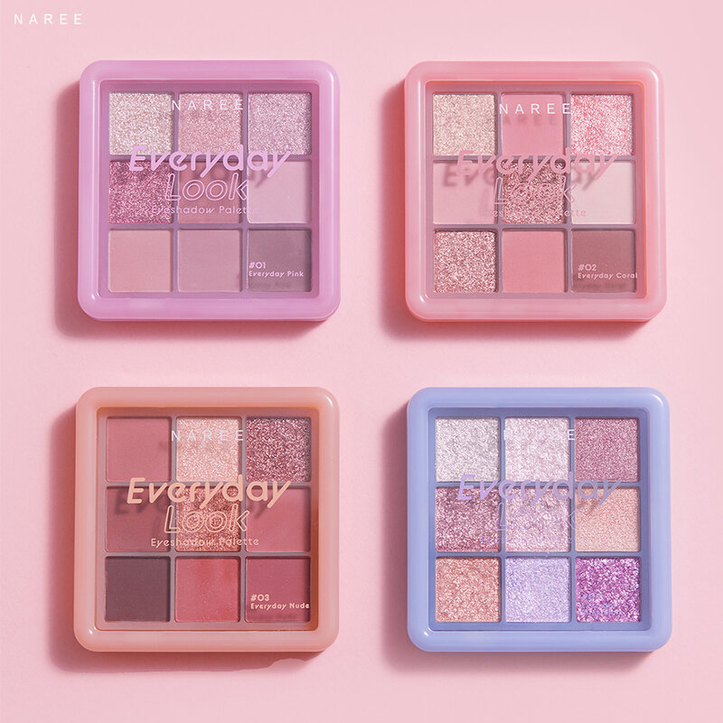 Naree Everyday Look Eyeshadow Palette 13.5g #01 Everyday Pink