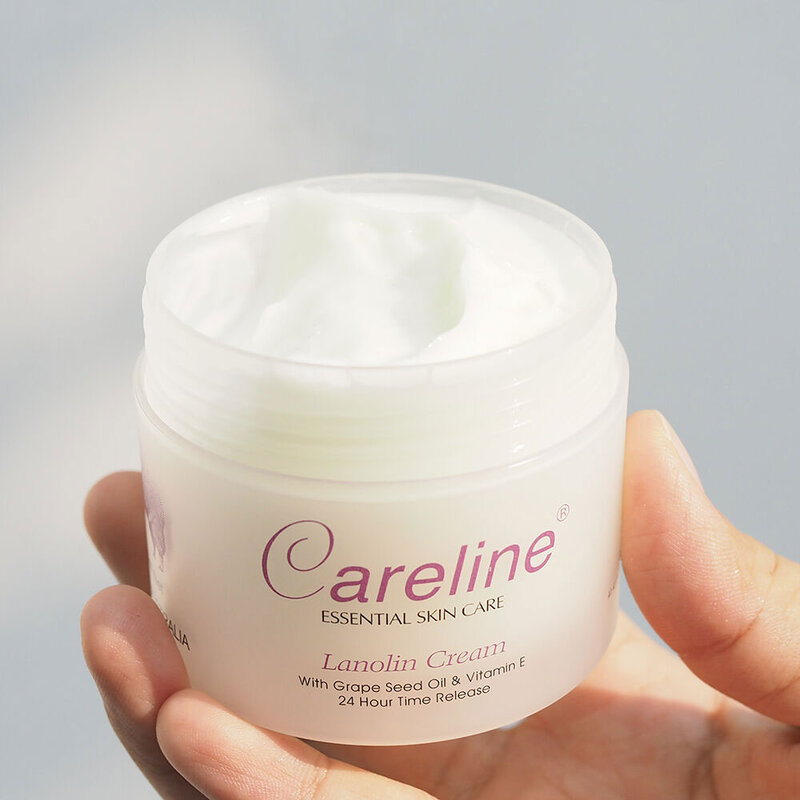 Careline Lanolin Cream with Grape Seed Oil & Vitamin E [100ml x 2pcs]