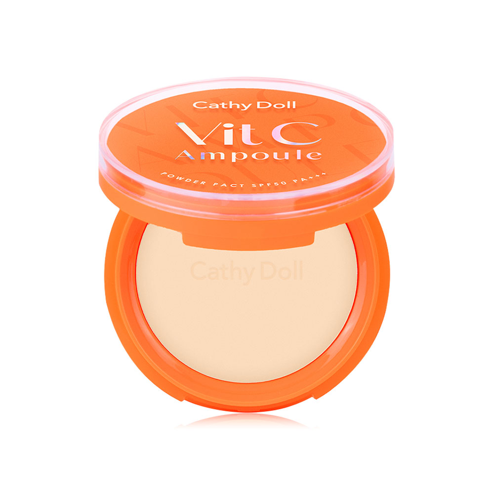 Cathy Doll Vit C Ampoule Powder Pact SPF50 PA+++ 12g #02 Light Beige