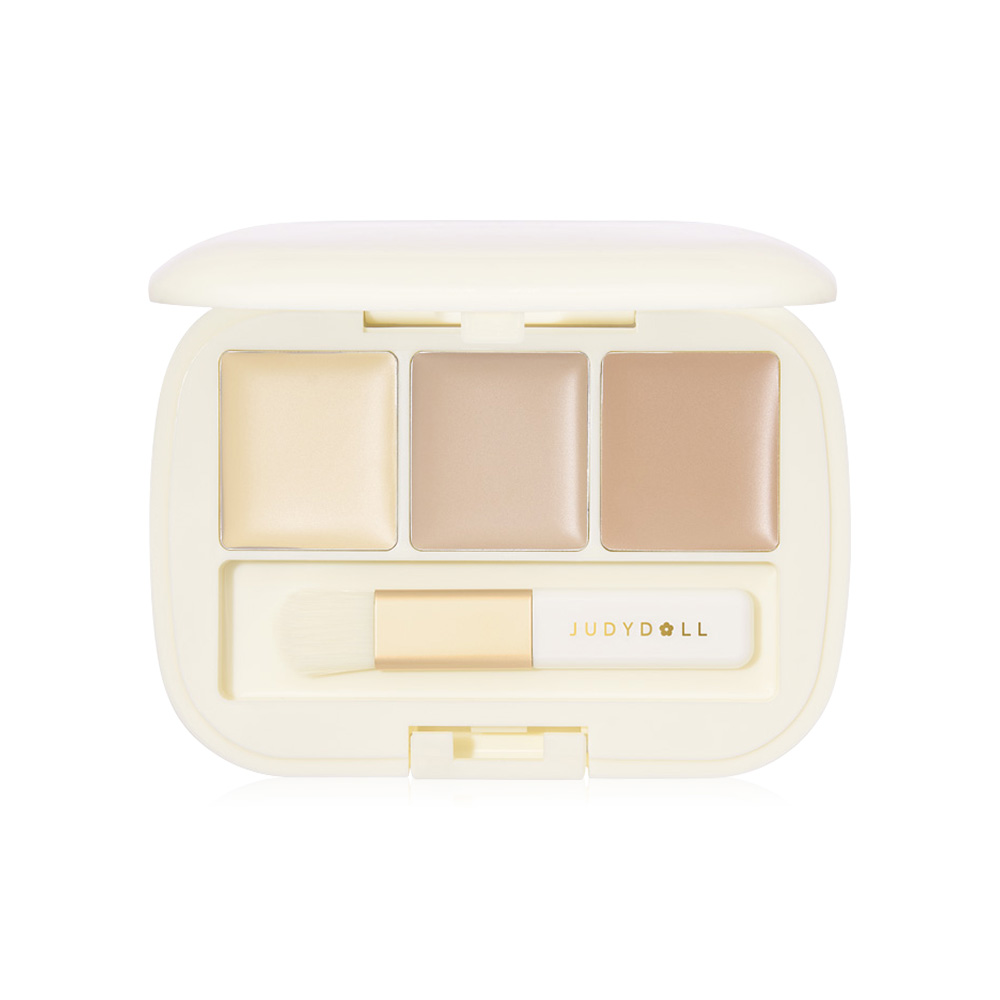 JUDYDOLL Three-Color Concealer Palette 0.9g #01