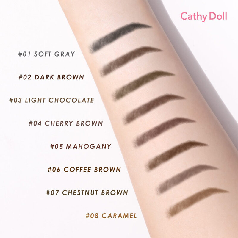 Cathy Doll Skinny Soft Brow Pencil 0.06g #02 Dark Brown