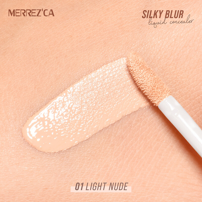 Merrezca Silky Blur Liquid Concealer Sachet 5ml #01 Light Nude