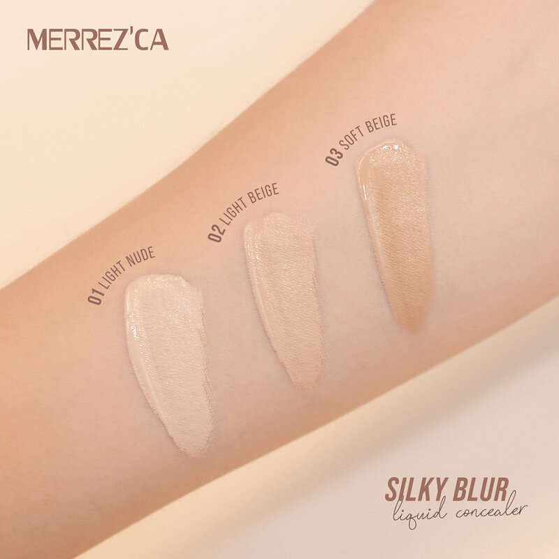 Merrezca Silky Blur Liquid Concealer Sachet 5ml #01 Light Nude