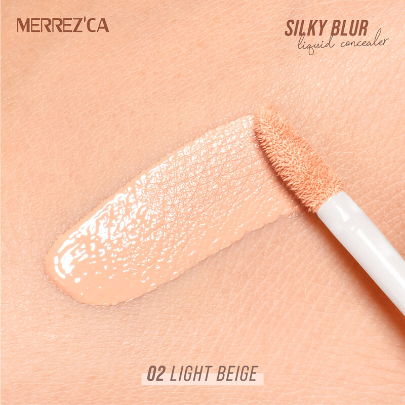 Merrezca Silky Blur Liquid Concealer Sachet 5ml #02 Light Beige