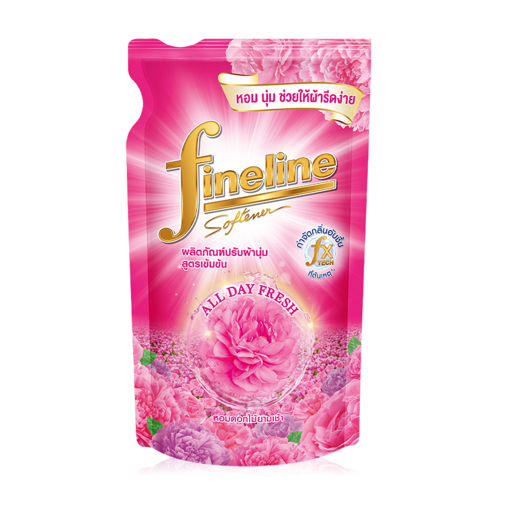 Fineline Fabric Softener Concentrated All Day Fresh Blooming Fresh Pink 450ml