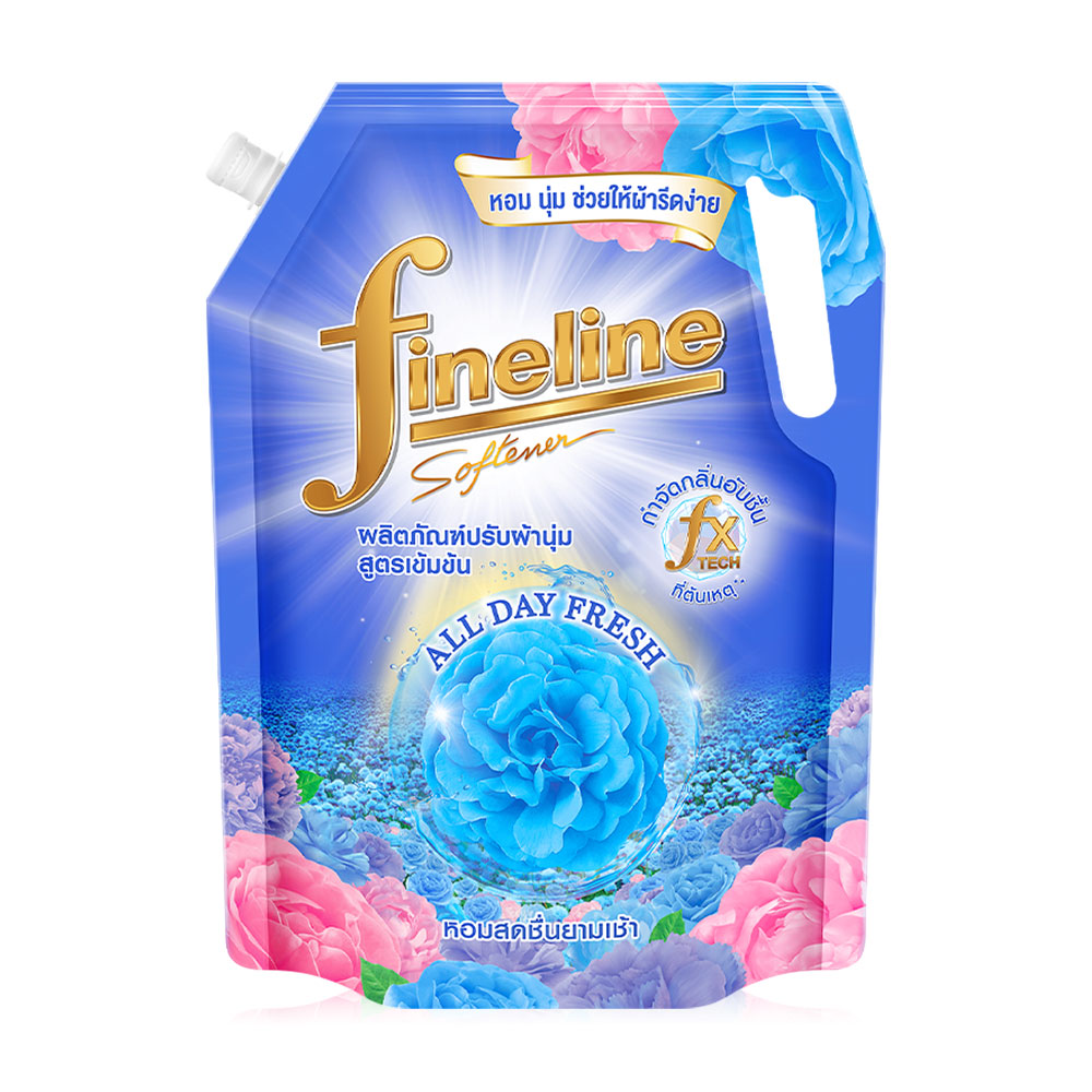 Fineline Fabric Softener Concentrated All Day Fresh Morning Fresh Blue 1150ml