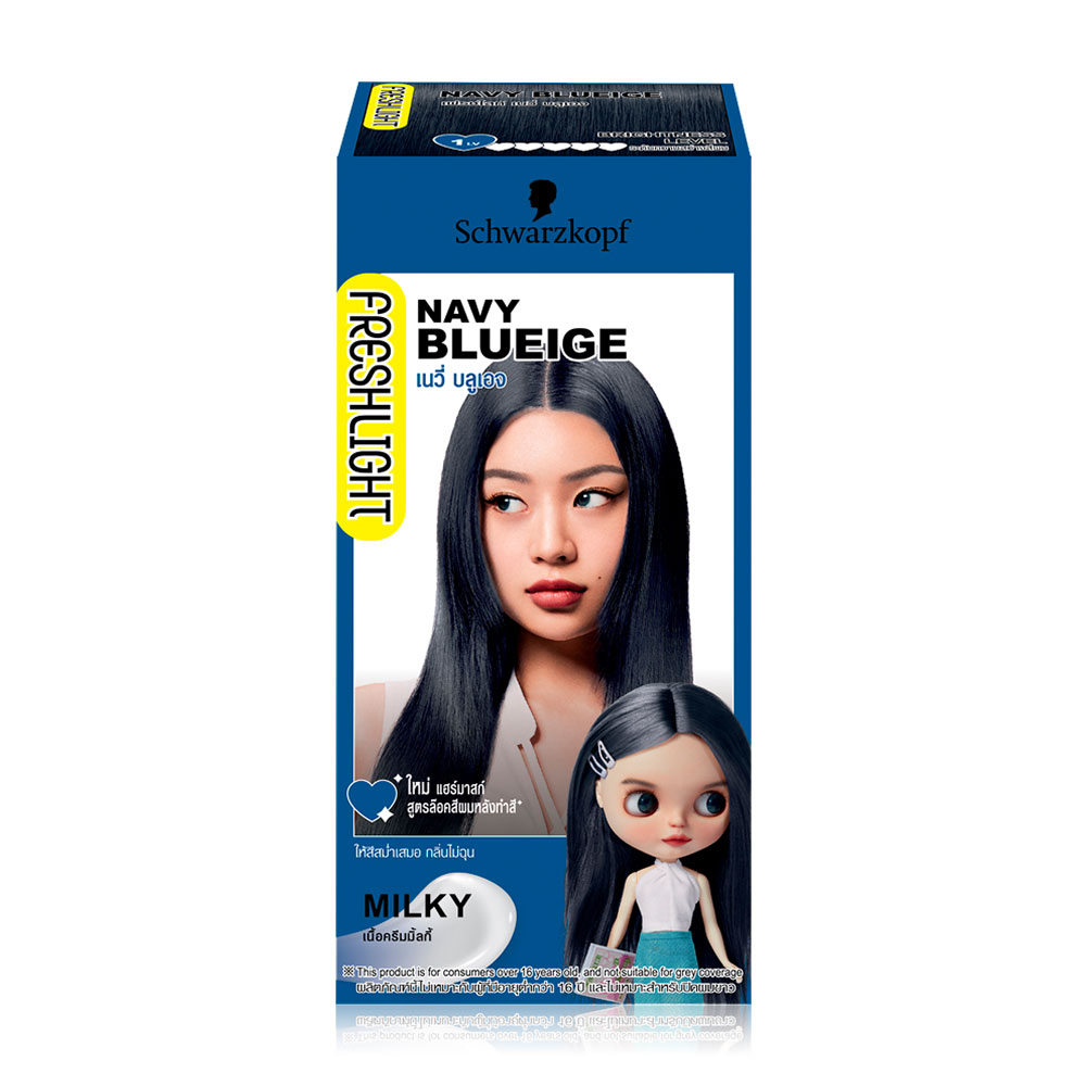 Schwarzkopf Fresh Light Milky 135g #Navy Blueige