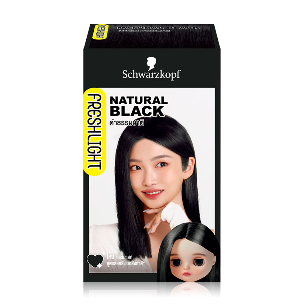 Schwarzkopf Fresh Light Milky 135g #Natural Black