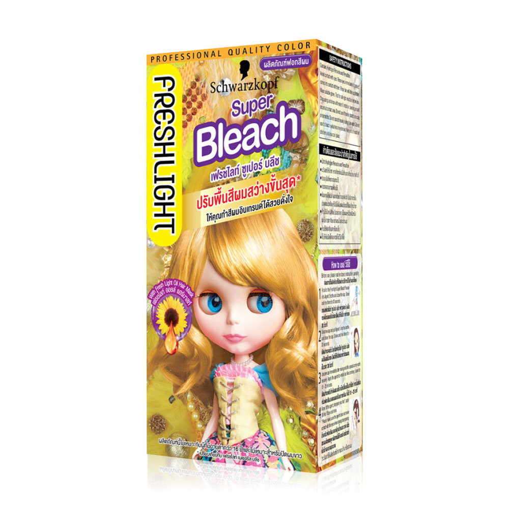 Schwarzkopf Fresh Light Super Bleach 135g ( สินค้าหมดอายุ : 2026.03.01 ) 