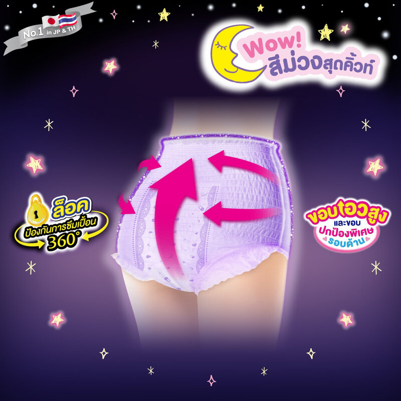 Sofy ผ้าอนามัยแบบกางเกง Night Pants Safety Size L-XL [2pcs]