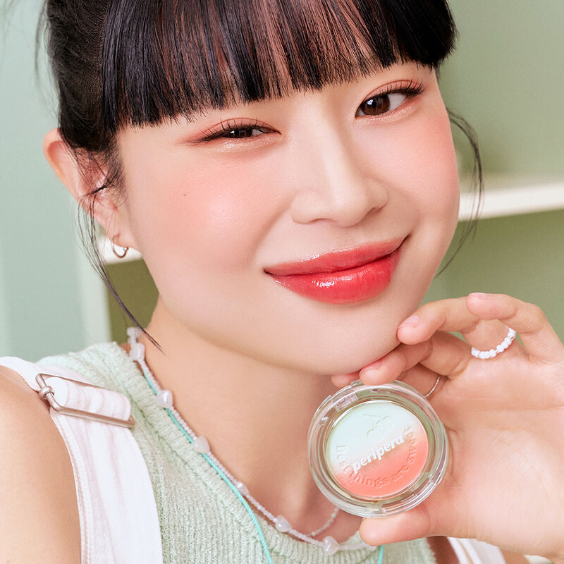Peripera Soda Cafe Pure Blushed Custom Cheek 4.2g #04 Juicy Coral