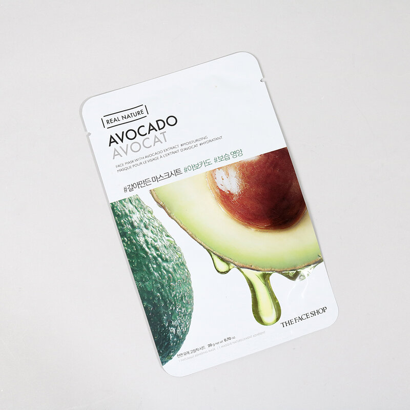 The Face Shop Real Nature Avocado Face Mask 20g
