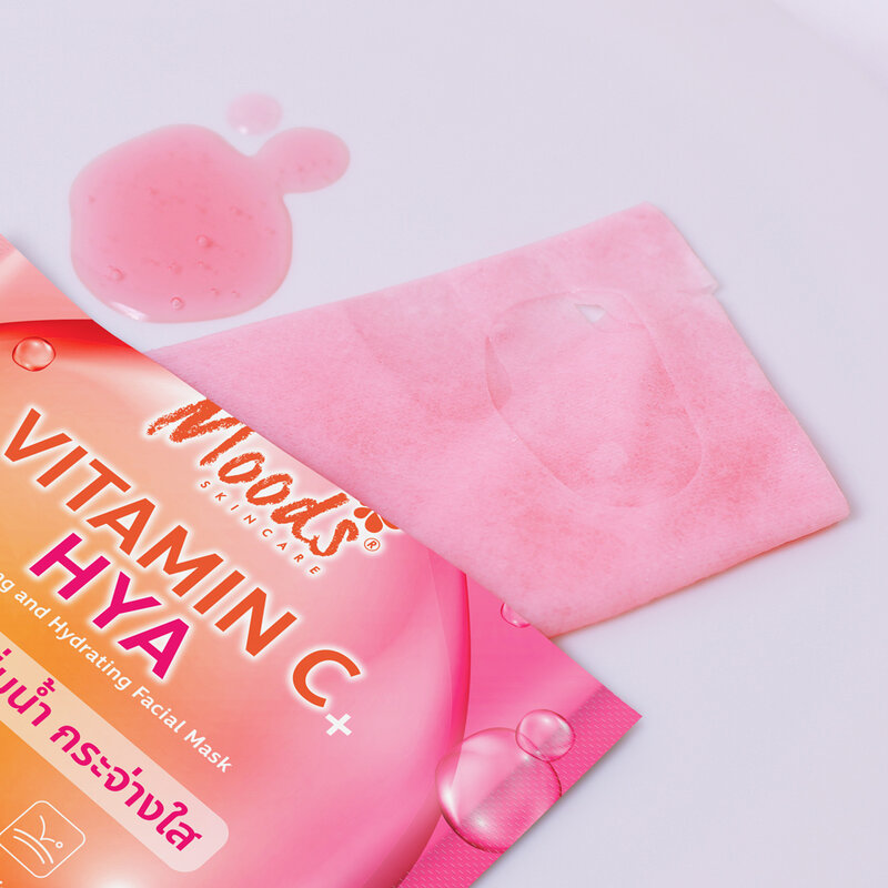 Moods Skin Care Vitamin C + Hya Brightening And Hydrating Facial Mask 38ml