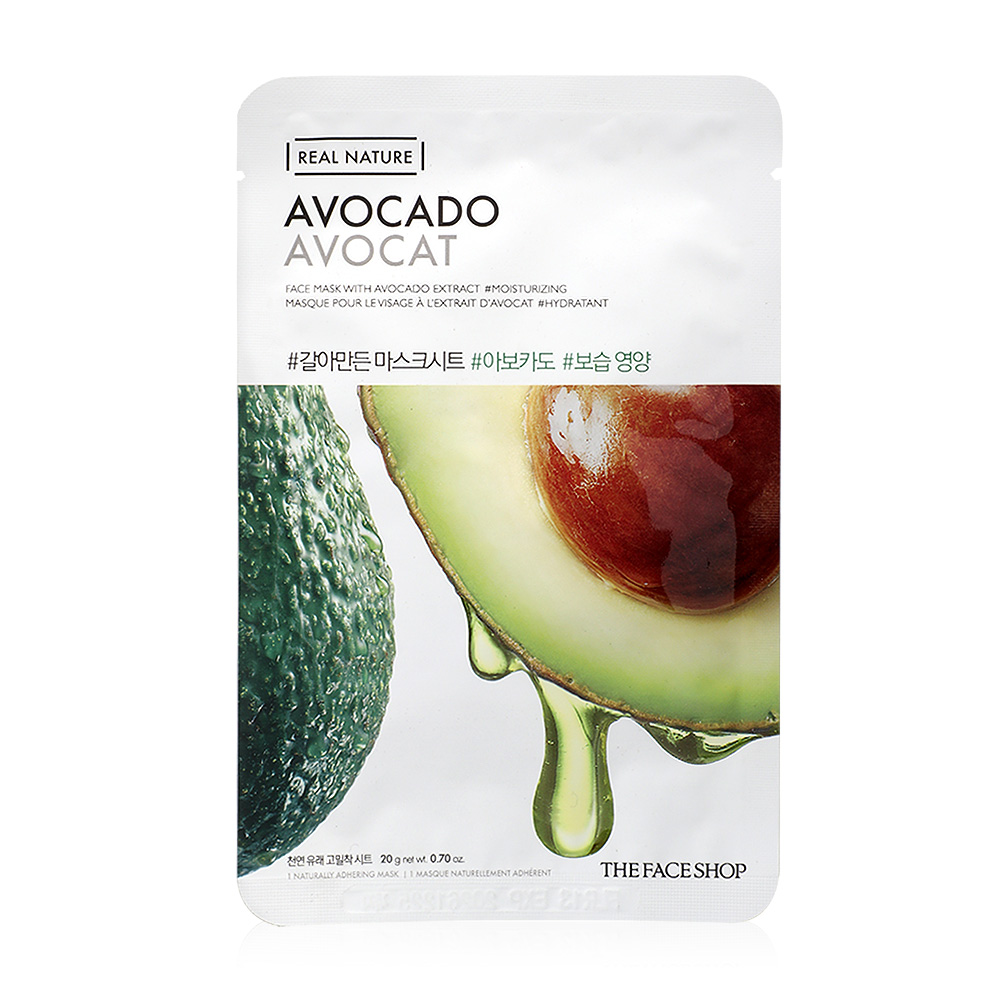 The Face Shop Real Nature Avocado Face Mask 20g