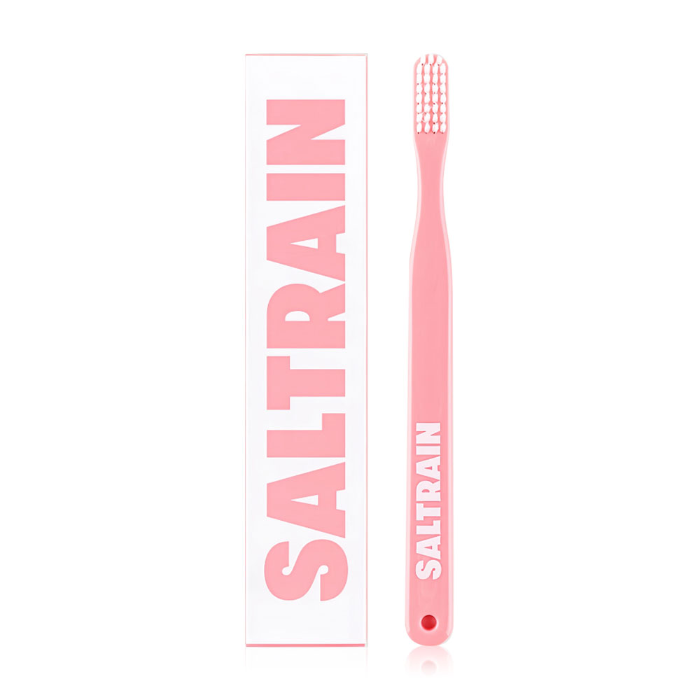 Saltrain Toothbrush [1pc] #Pink White
