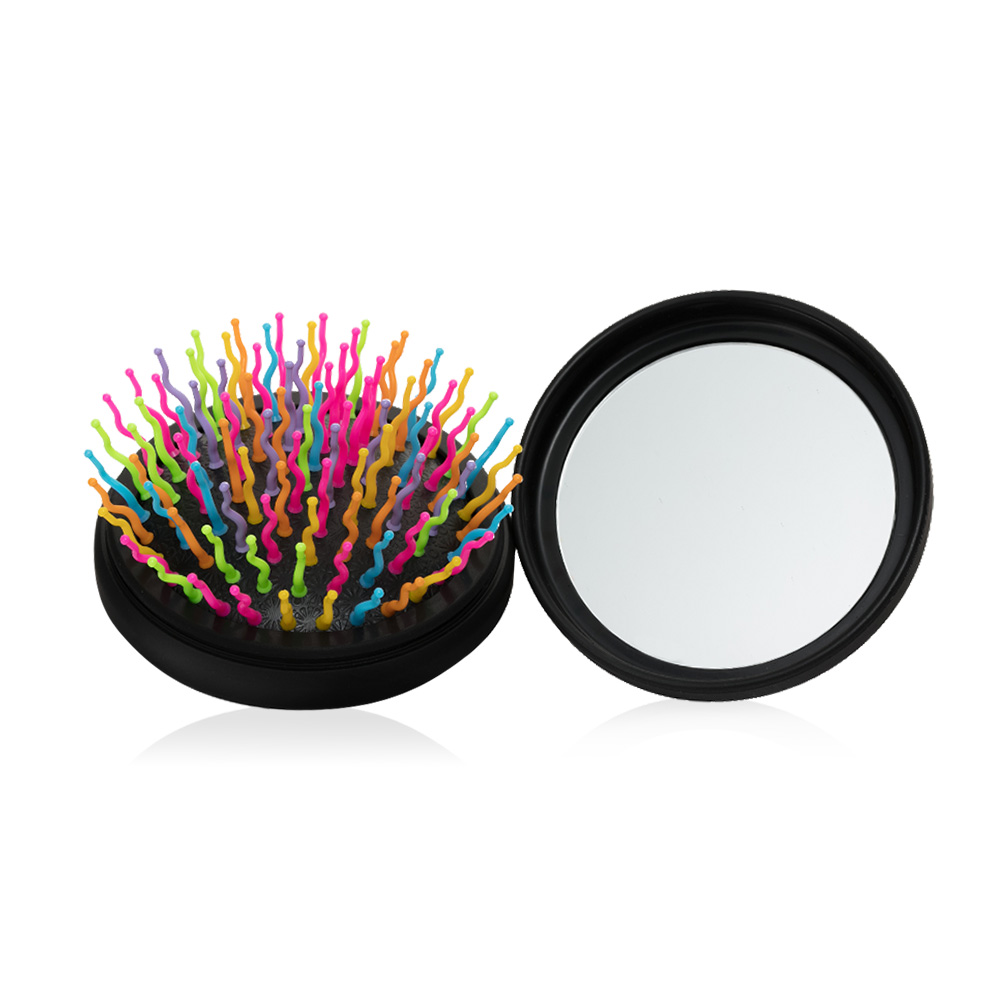 Eyecandy Rainbow Volume S Brush Compact #Black