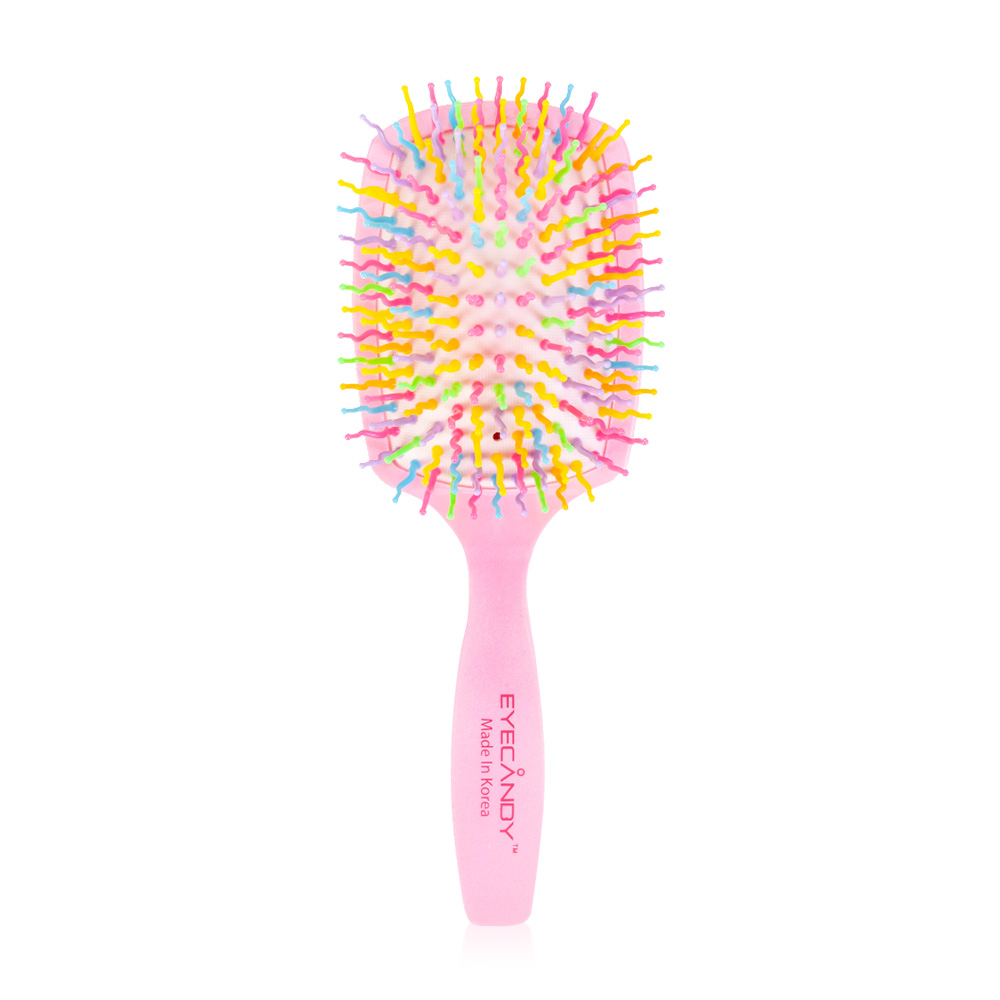 Eyecandy Rainbow Volume S Paddle Brush #Neo Pink