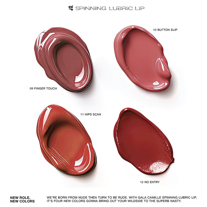 GALA CAMILLE Spinning Lubric Lip 1.8g #10 Button Slip