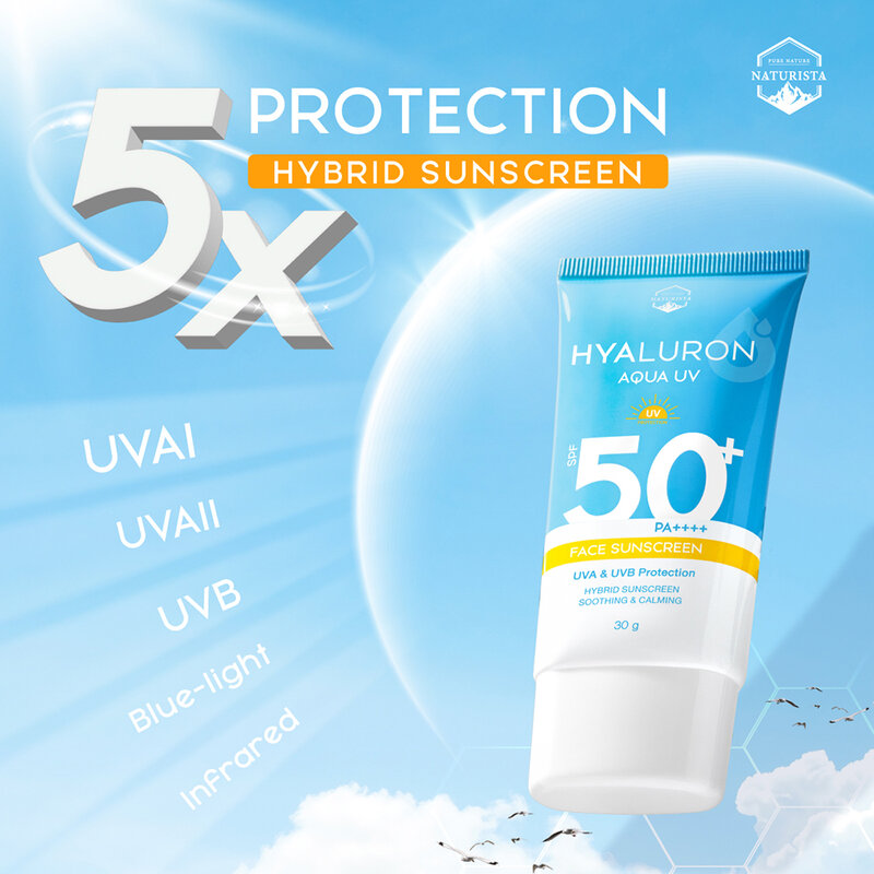 Naturista Hyarulon Aqua UV Face Sunscreen SPF50+ PA++++ 30g