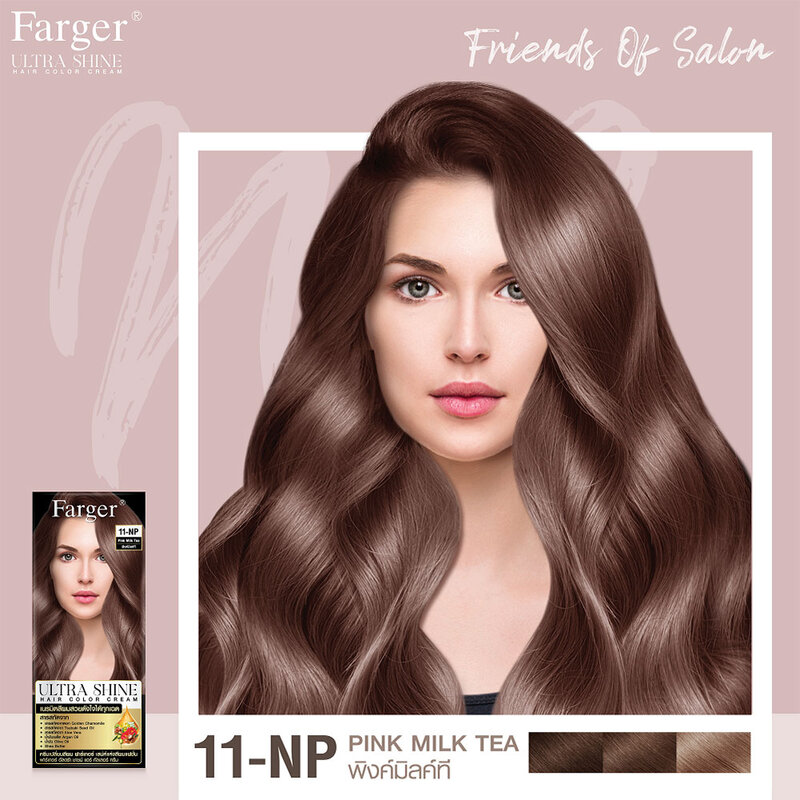 Farger Ultrashine Hair Color Cream 100ml #Pink Milk Tea 11-NP
