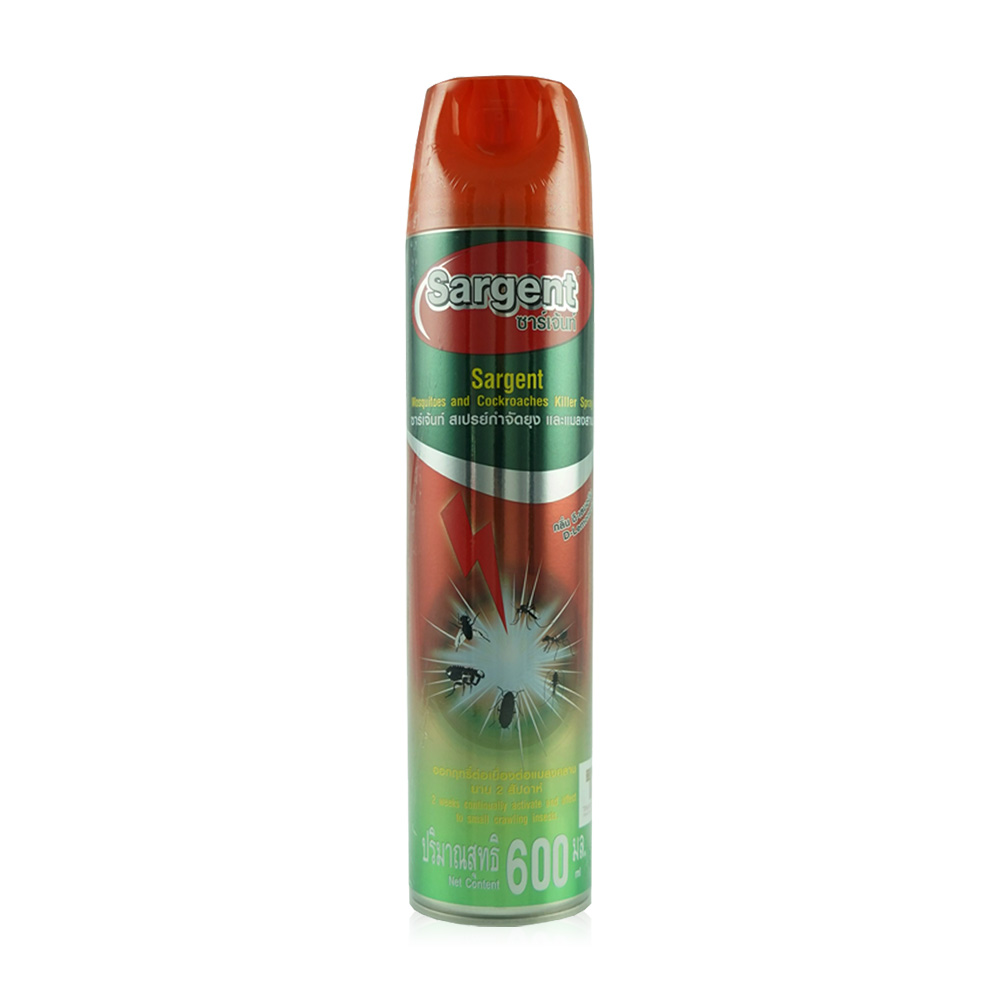 SargentMosquitoes And Cockroaches Killer Spray 600ml #D-Limonene