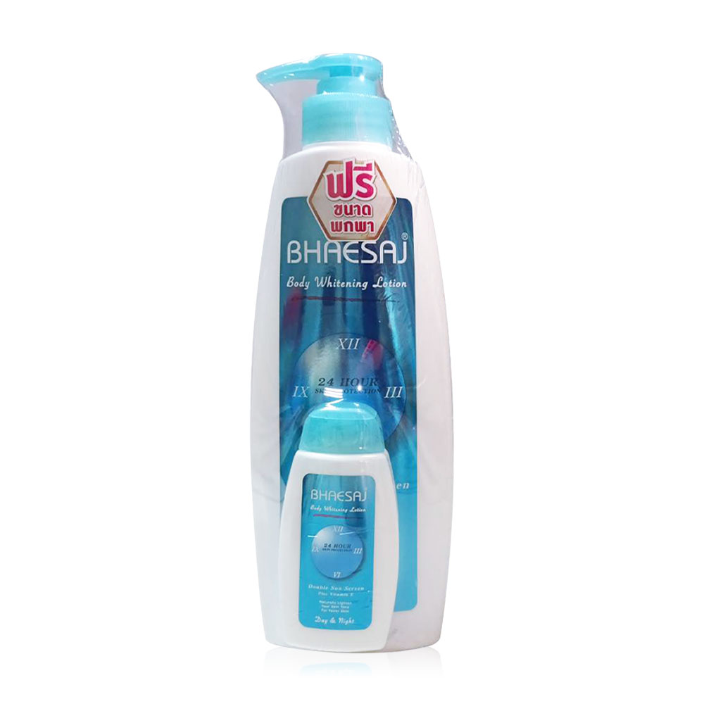 BHAESAJ Body Whitening Lotion 24 Hour 400ml [Free! Travel Size 45ml]