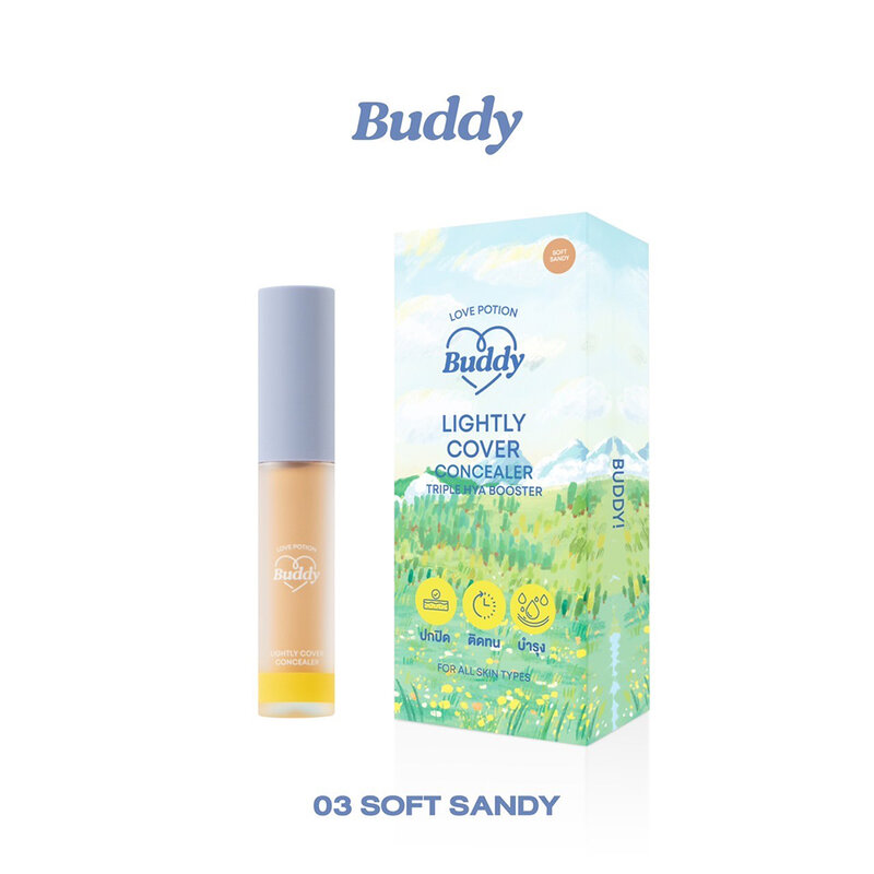 LOVE POTION Buddy Lightly Cover Concealer 4.5g #03 Soft Sandy