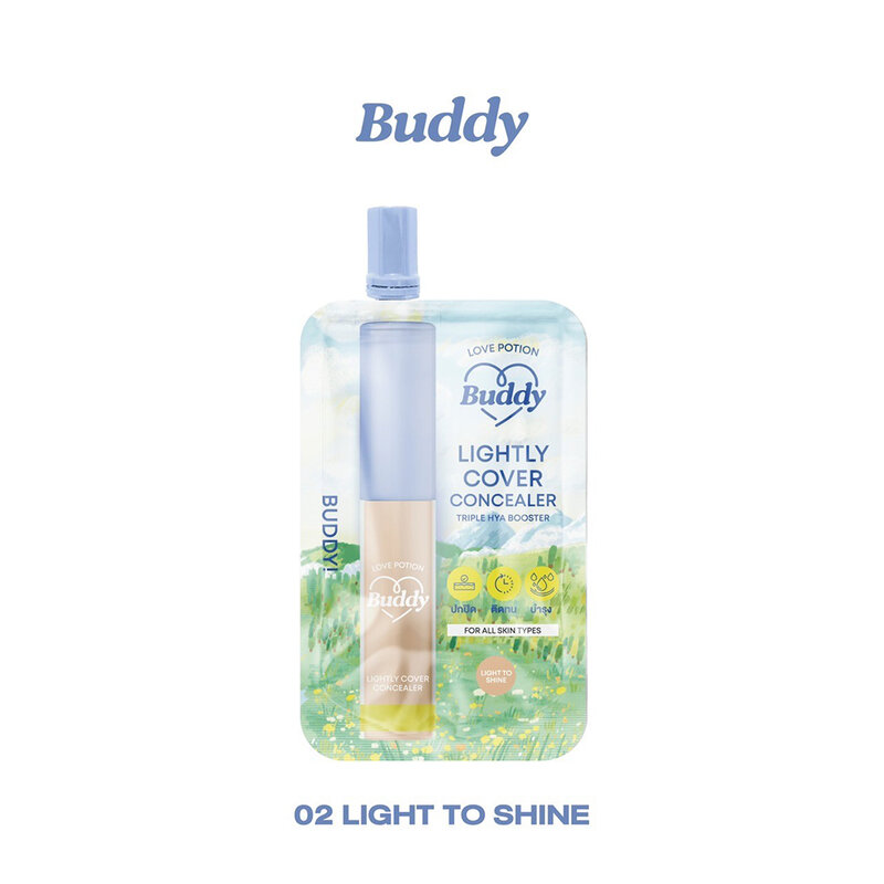 LOVE POTION Buddy Lightly Cover Concealer 2g #02 Light To Shine