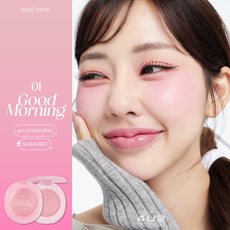 4U2 Good Cream Blush 1.7g #01 Good Morning