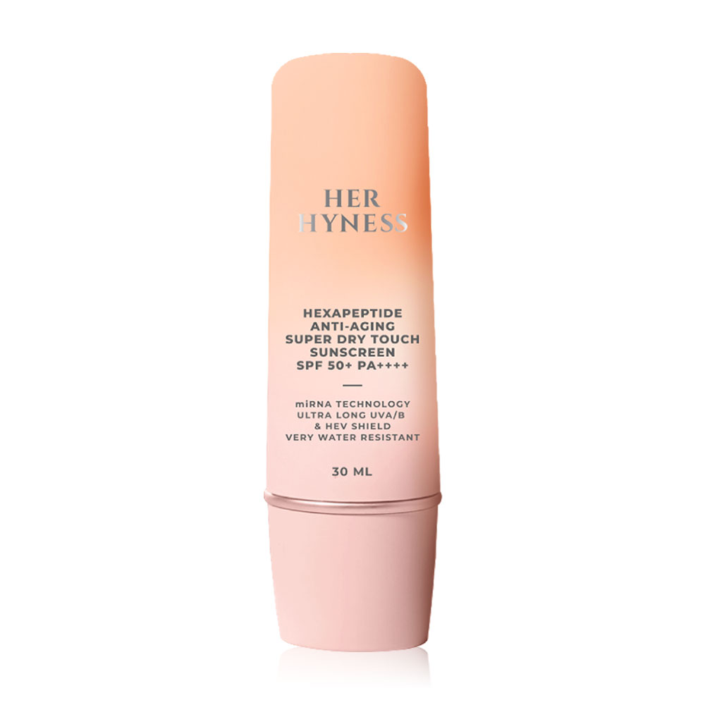HER HYNESS Hexapeptide Anti-Aging Super Dry Touch Sunscreen SPF50+ PA++++ 30ml