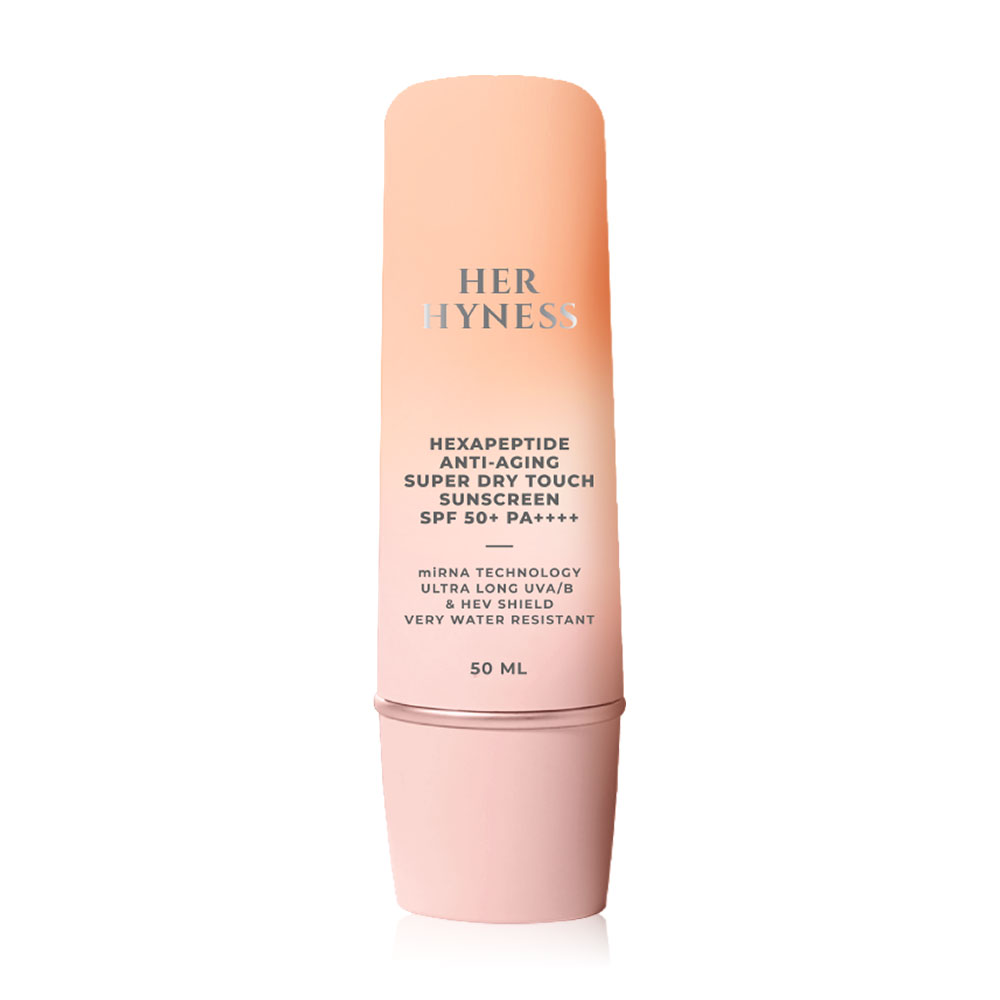 HER HYNESS Hexapeptide Anti-Aging Super Dry Touch Sunscreen SPF50+ PA++++ 50ml