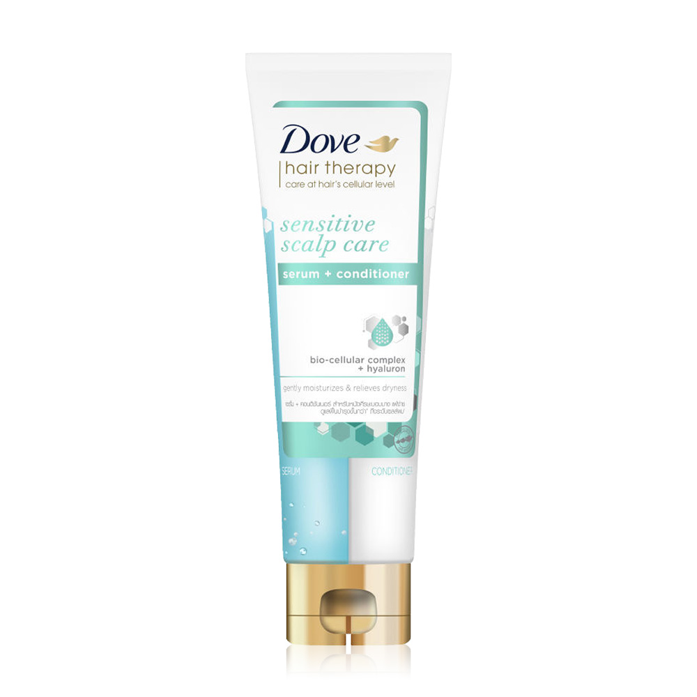 Dove Hair Therapy Sensitive Scalp Care Serum Conditioner 230ml ( สินค้าหมดอายุ : 2026.01.12 ) 