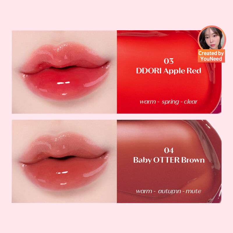 Etude Over Glowy Tint 3g #03 Ddori Apple Red