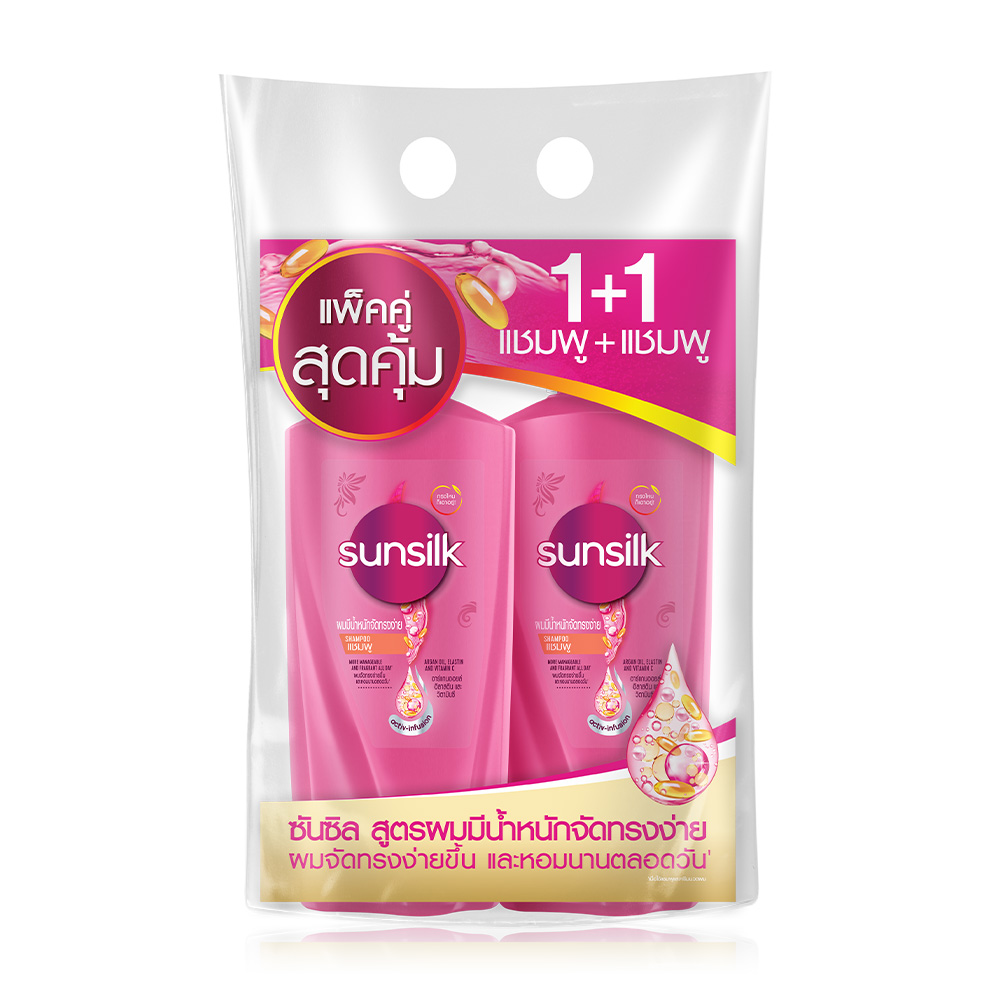Sunsilk Smooth & Manageable Shampoo [325ml x 2pcs]