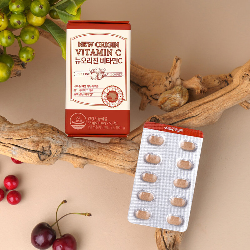 New Origin Vitamin C 60 Tablets ( สินค้าหมดอายุ : 2025.11.26 ) 