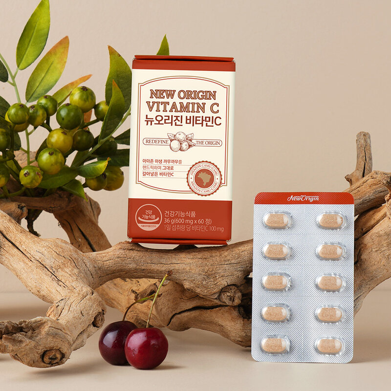 New Origin Vitamin C 60 Tablets ( สินค้าหมดอายุ : 2025.11.26 ) 