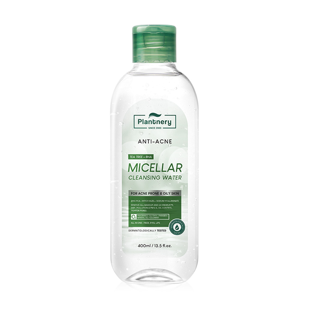 Plantnery Tea Tree Acne Micellar Cleansing Water 400ml